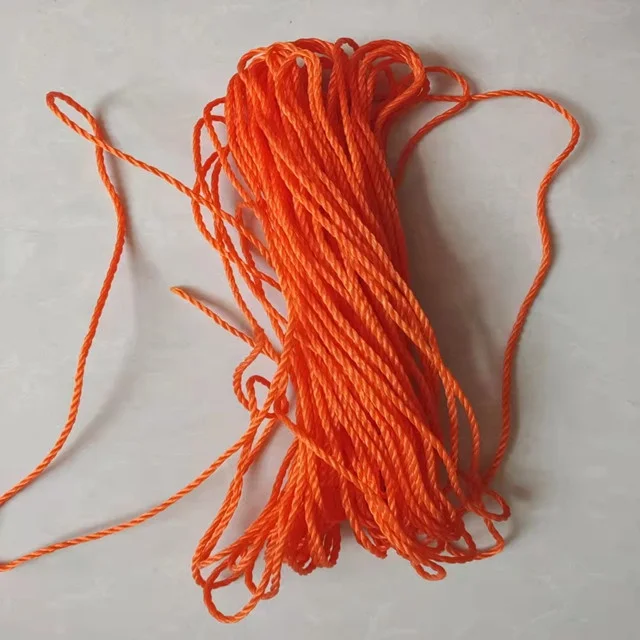 Веревочная рыболовная сетка из полиэтилена hdpe шпагат pp raffia string 2 5 мм 16 8 скрученные три веревки