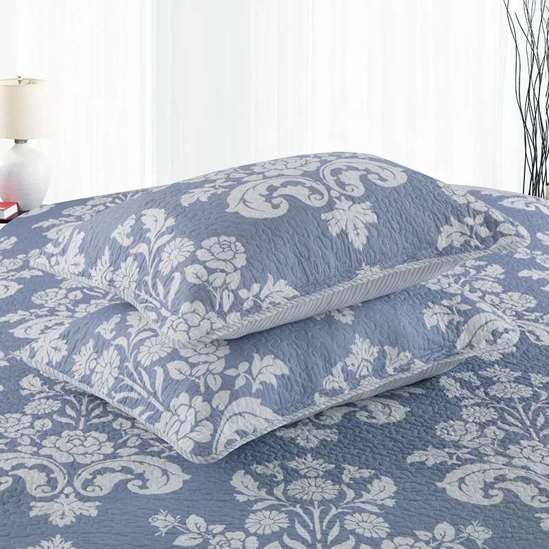 King стеганое покрывало из индийского хлопка с китайской вышивкой оптом