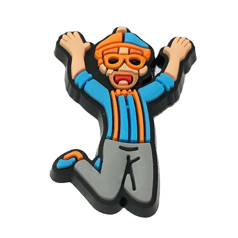 Pvc Shoe Accessories Soft Rubber Accessories Decorations Pvc Shoe Charms for Rubber Shoe Cartoon Styled Silicone Charms