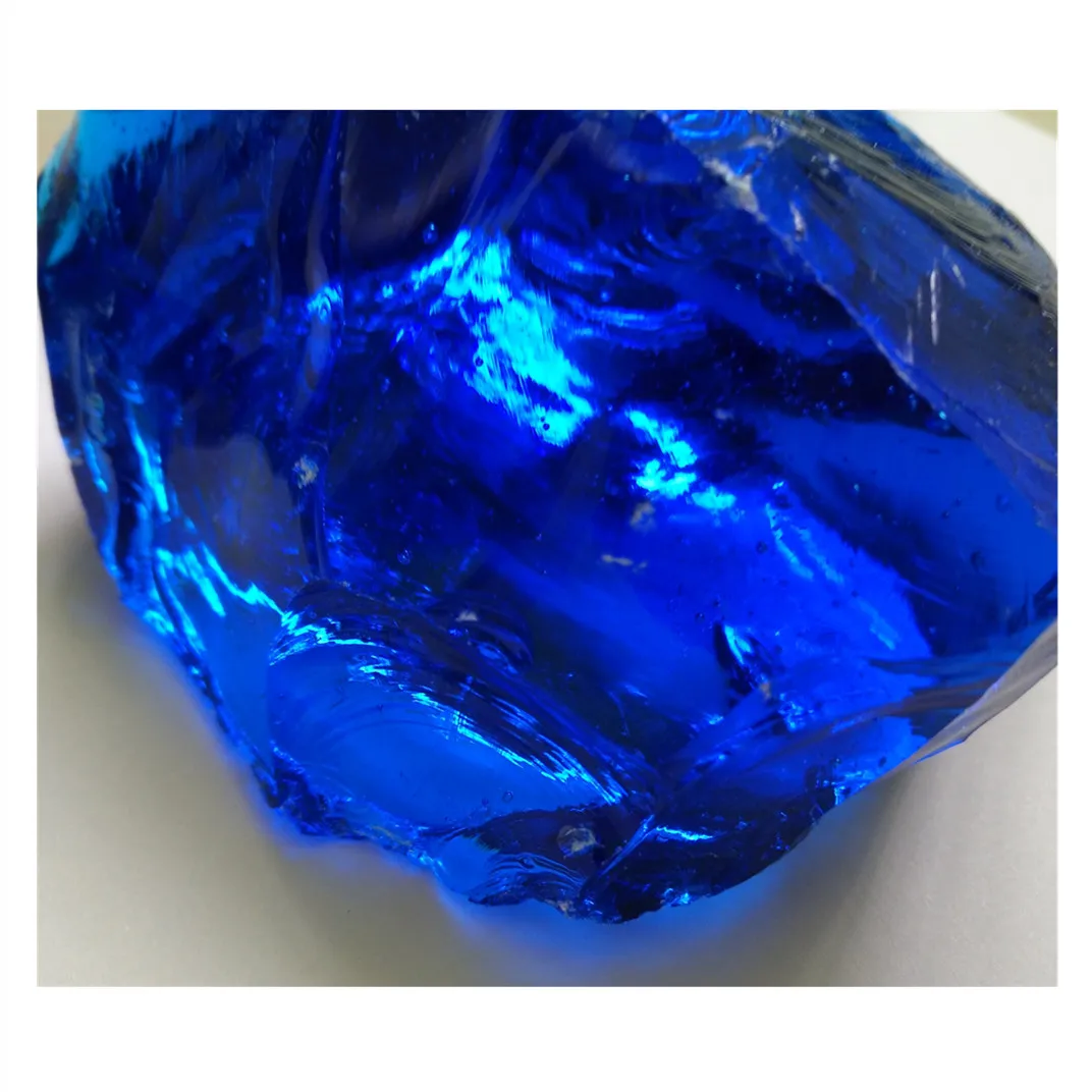 
Red Color Crushed Landscape Glass Rock Recycled Glass Mulch 