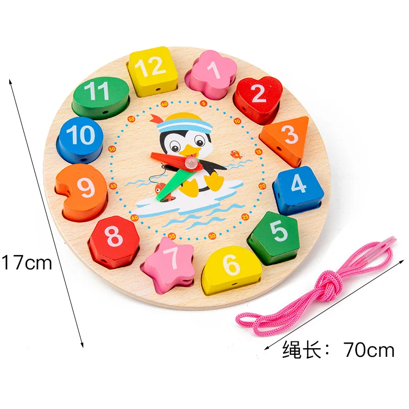 MJF Montessori Wooden Baby Toy Set|Developmental Games & Puzzles for Boys and Girls |Educational Learning Toys 5pcs/set EM0001