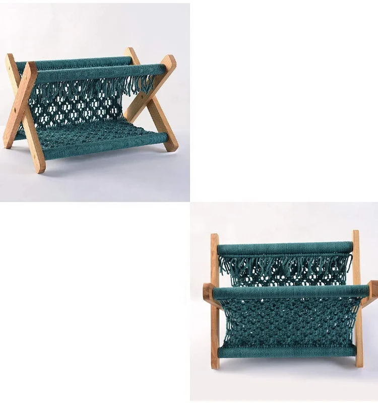 Оптовая продажа, маленькая складная деревянная корзина для журналов для спальни