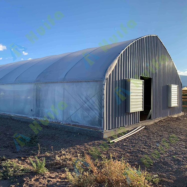 Medical Planting Hemp Agricultural Greenhouse with Blackout Curtain