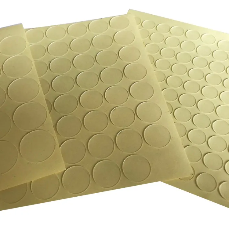 Предварительно вырезанная круглая акриловая прозрачная бесследная Съемная липкая нано двухсторонняя лента