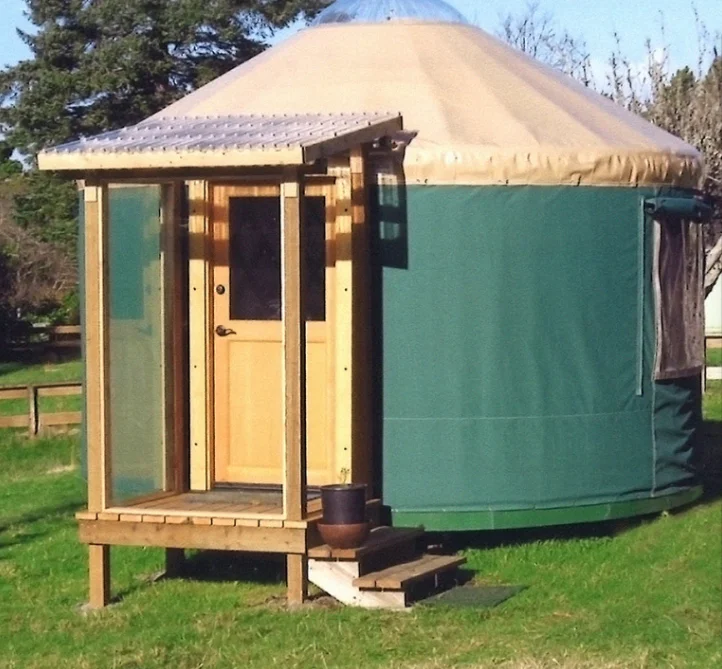 6 m Luxury Canvas Yurt Tent Waterproof Winter Glamping Mongolian Yurt