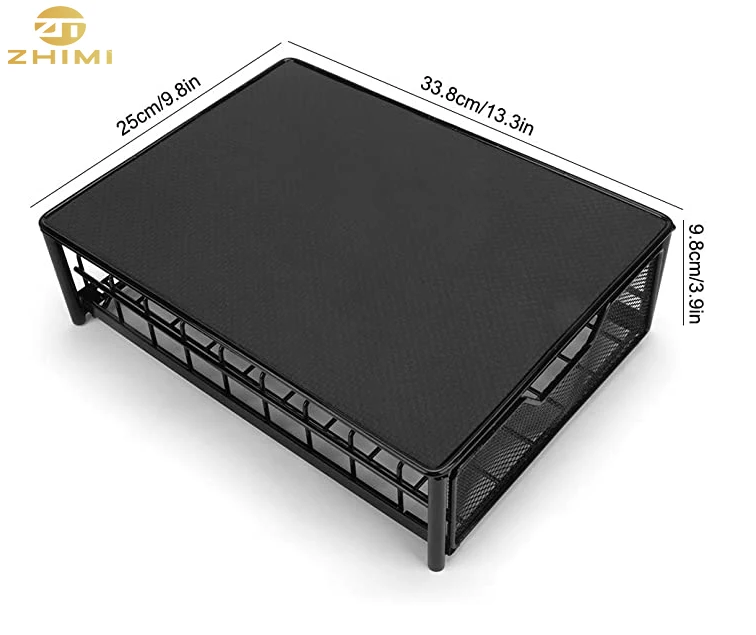 High Standard Metal Coffee Pod Drawer Tassimo Coffee Capsule Holder Rack for 54pcs