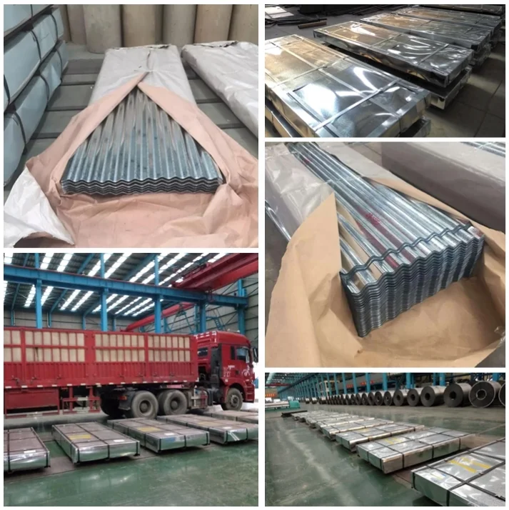 Thickness 0.125- 0.6mm 0.18x1000x2000mm 28 Gauge Galvanized Aluzinc Coated Corrugated Steel Roofing Sheet