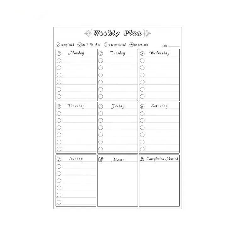 custom whiteboard blank fridge magnet