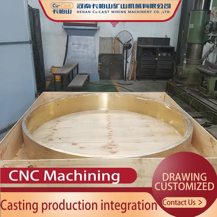 Directly Custom Cast High Quality Large Copper Gasket Ring Slip Seal Forging Processing for Mining Machines