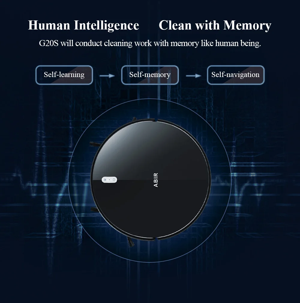 ABIR R20S Smart Robot Vacuum Cleaner Multifunctional Super Quiet Vacuuming Mopping Humidifying For Home Use Home Appliance