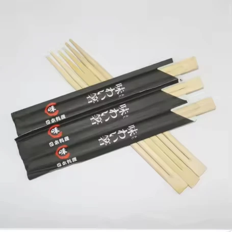 Customized print logo Wholesale Custom Printed Logo Bulk Chop Sticks Disposable Bamboo Chopsticks