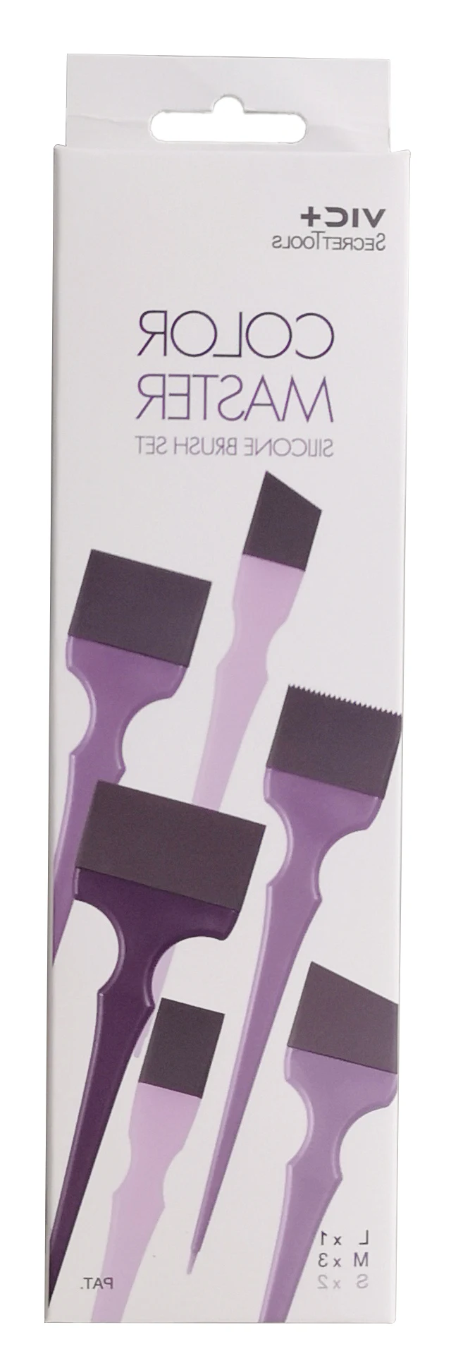 Wholesale Professional Hairdressing Tool human hair extensions barbershop wig Canway Vic+ Color Master Tint Brush Set