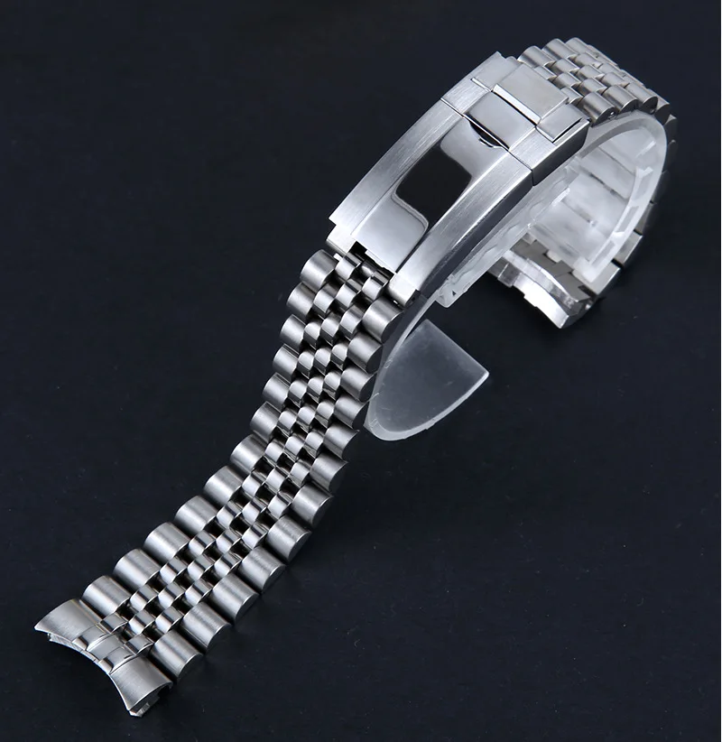 20mm luxury men jubilee OEM Screw Links Bracelet 316L Stainless Steel Watch Band Strap For ROLEX Daytona Water Ghost GMT Submari