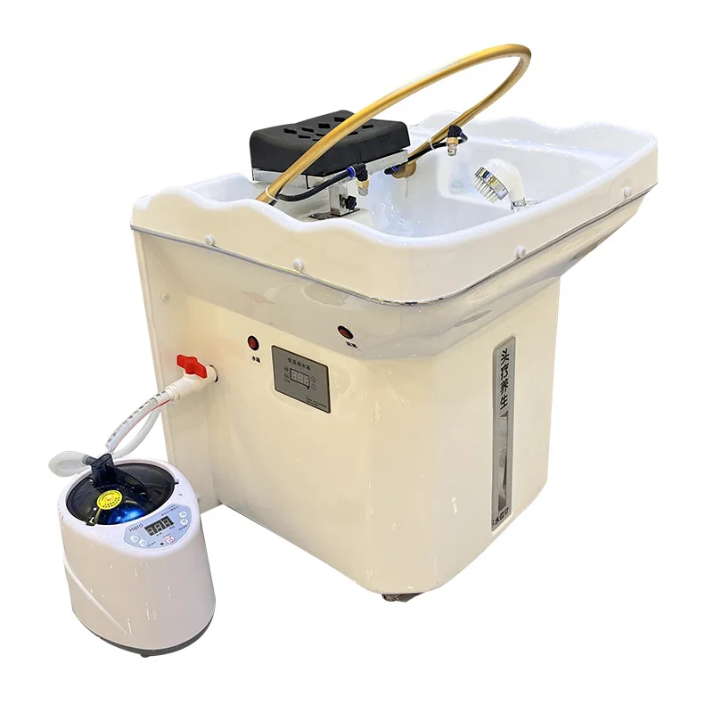 Shampoo for hair salon Simple Easy Washing basin with shampoo basin water circulation With Steam