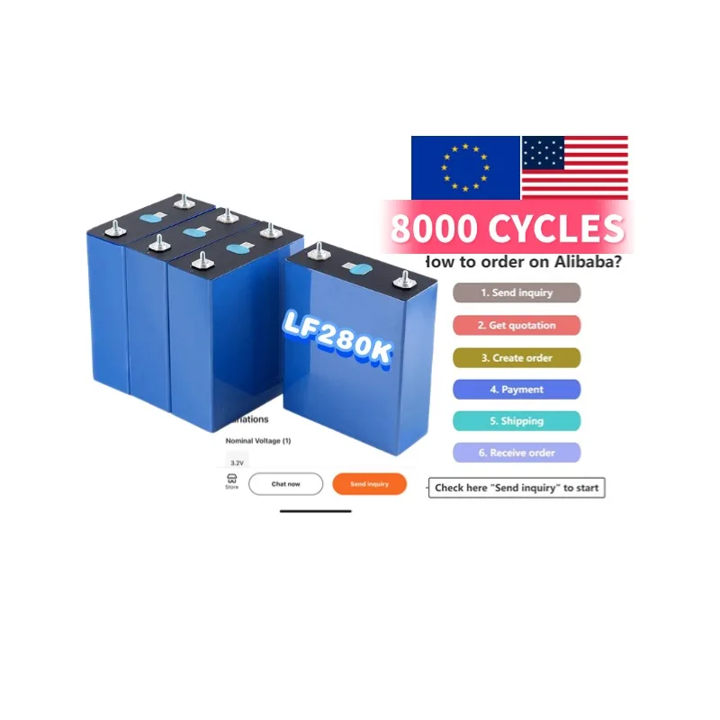 США/PL/RU stock оригинальный класс 3 2 В Lifepo4 элемент батареи 202ah 200ah 230ah 280ah 300ah 310ah литий-ионные аккумуляторы