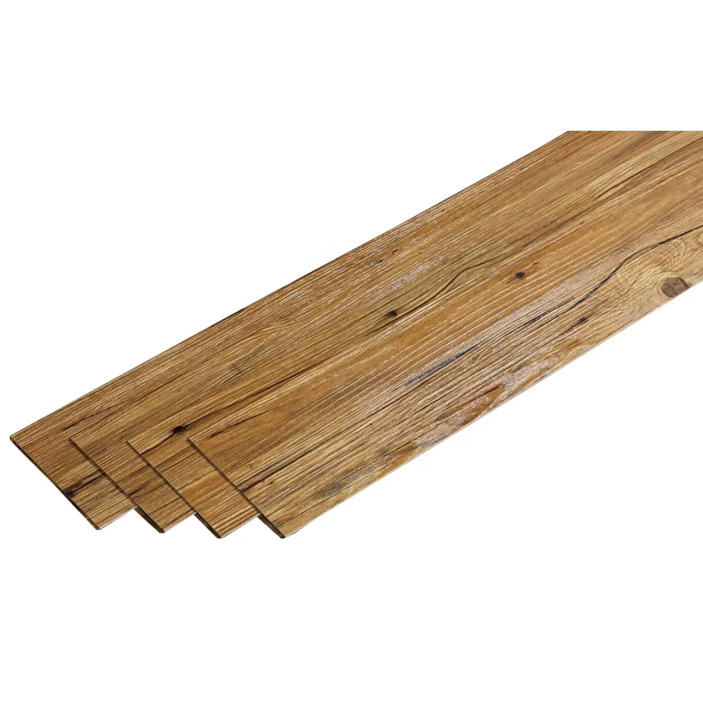 New style SPC waterproof wood laminate peel and stick vinyl floor tile