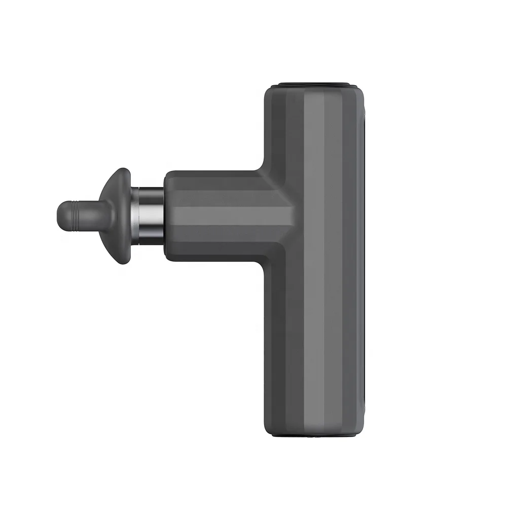 Electric high quality impulse massage gun vibration powerful fascia therapy mini gun with 4 heads