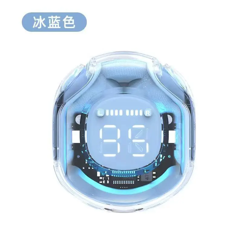 Transparent Crystal Active Noise-Cancellation Audifono Auriculare Wireless Headphone