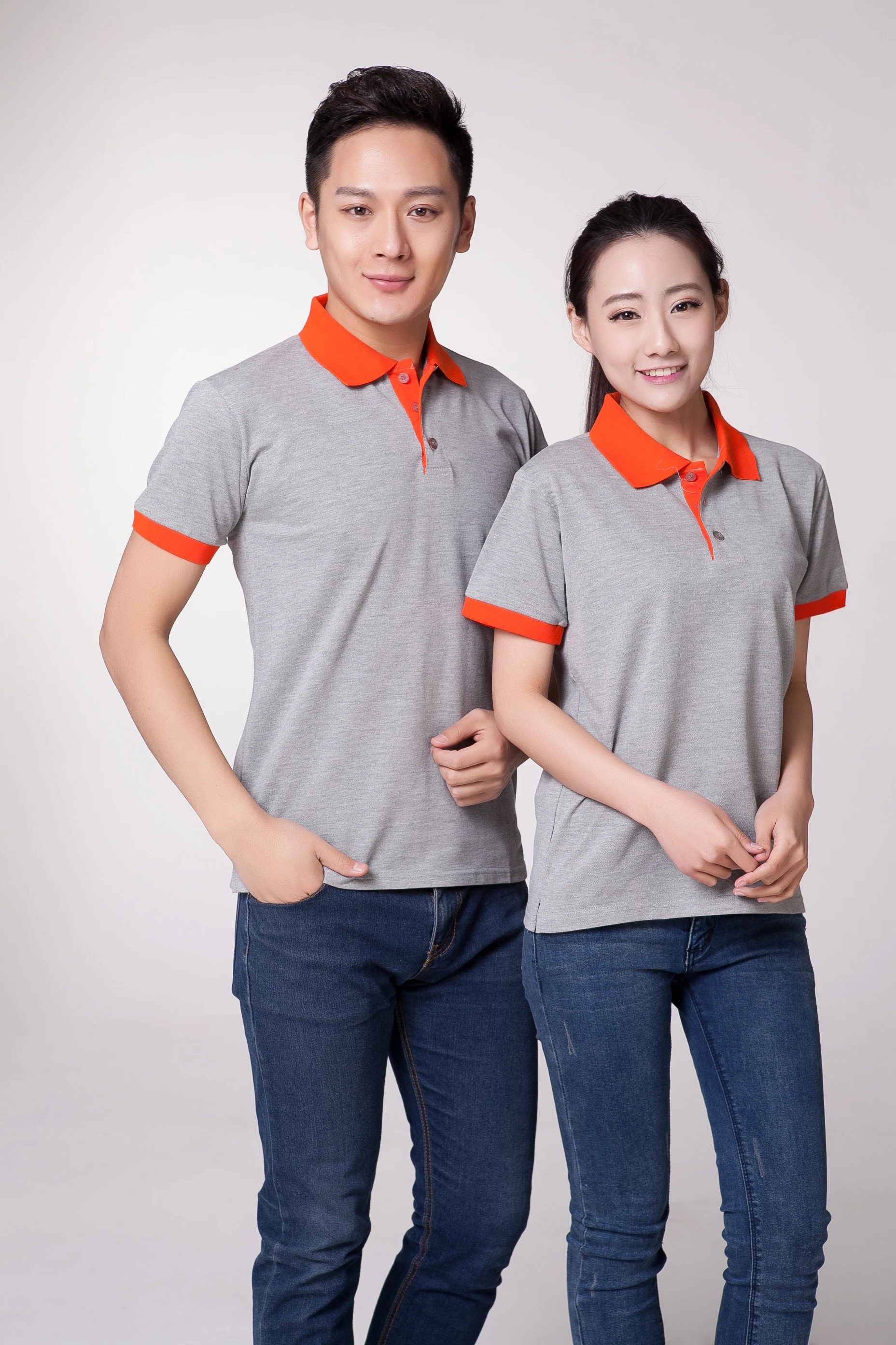 Embroidery tshirt custom Design Polo Shirt cheap and quality bar hotel waiter uniform breathable custom tee shirts
