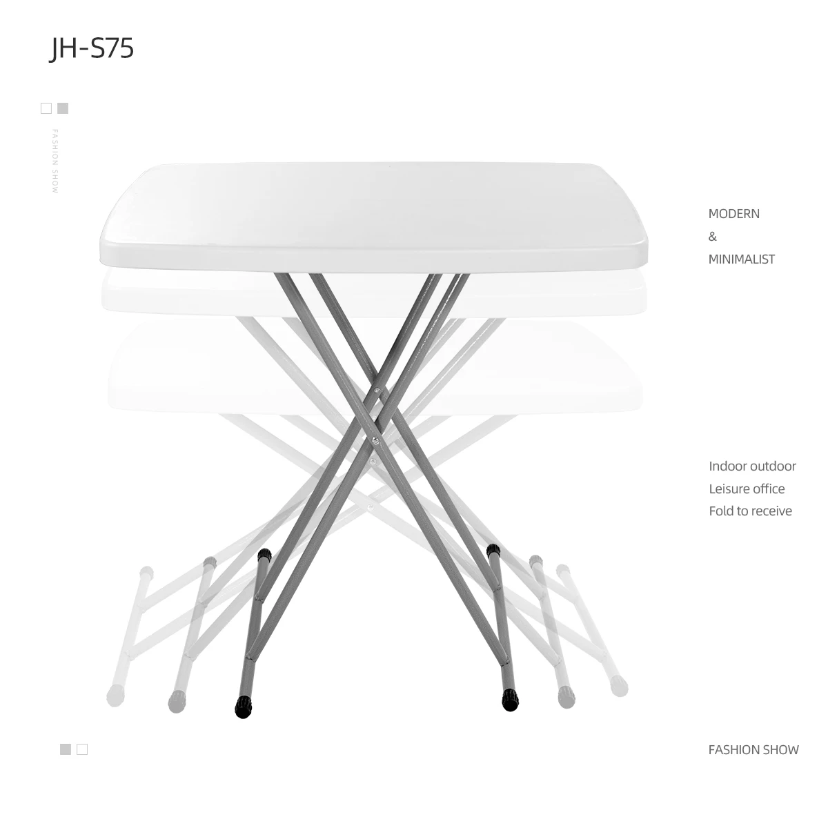Shipping fast Wholesale selling good price gold Plastic Folding Height adjustable small coffee table bar table