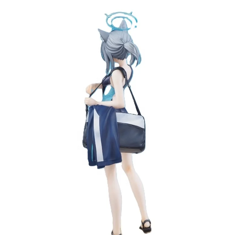 Wholesale high quality hentai action figures 3d Clothes can be taken off suitcase stewardess sexy girl anime figures