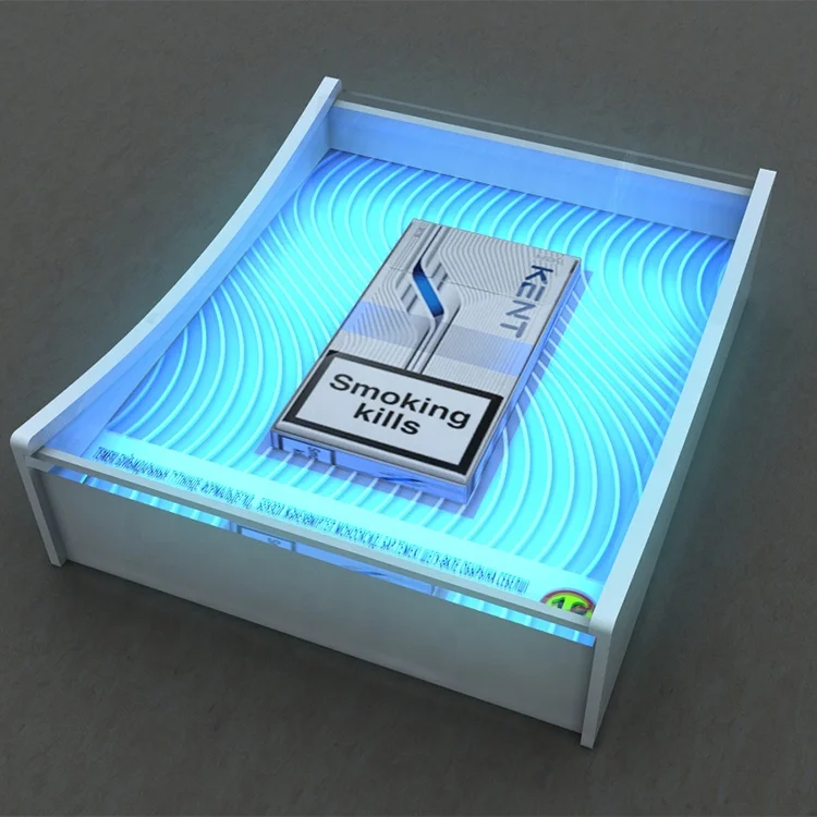 Светодиодный акриловый поднос для монет, поднос для денег, поднос для наличных с CBD