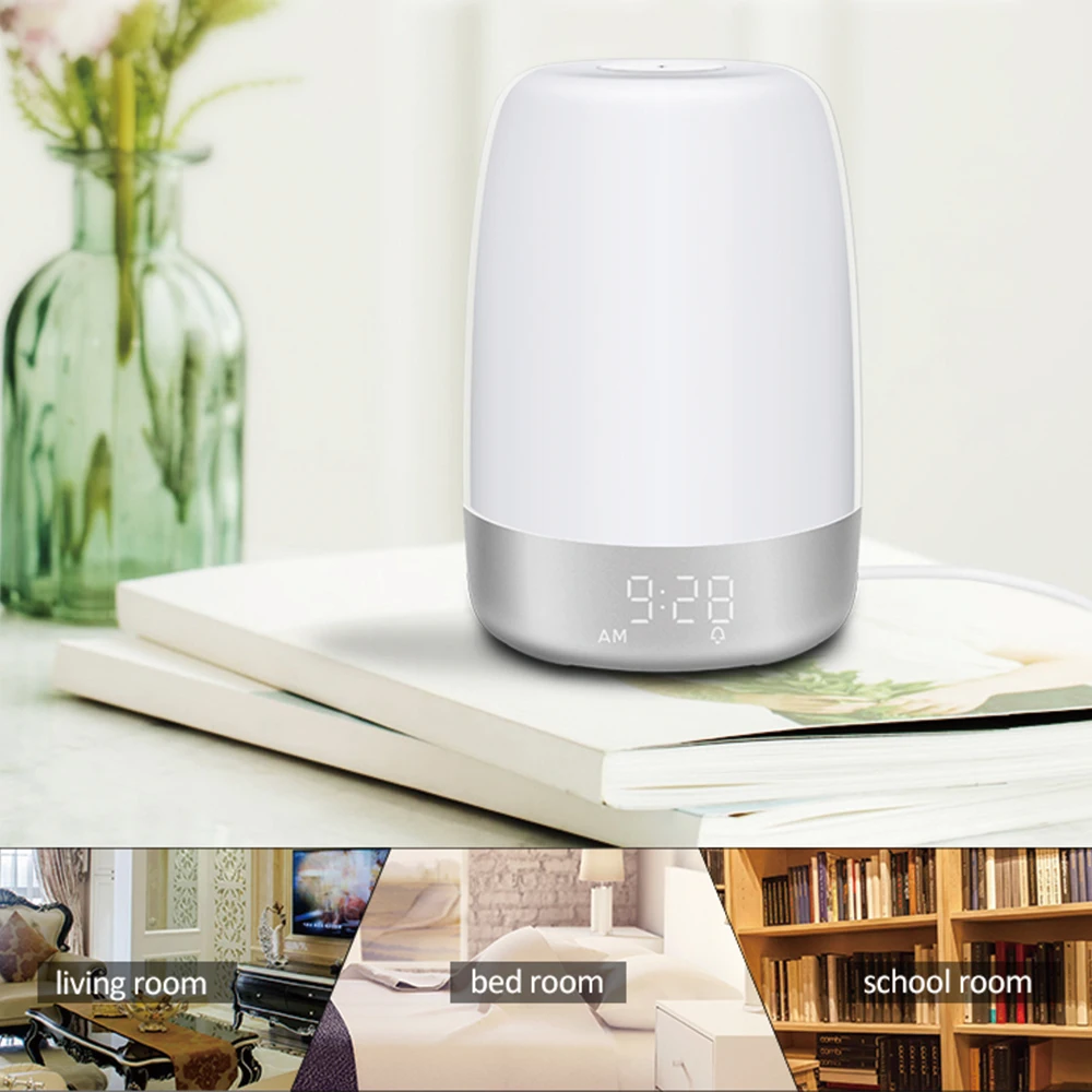 GreatRoc best seller Wake Up Light Sunrise Alarm Clock for Kids Heavy Sleepers Smart Alarm Clock with Sunrise