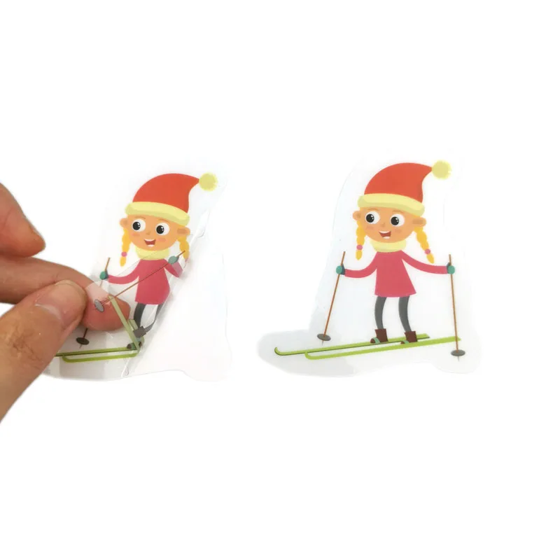 Custom No Glue Clear Static Clings Window Decals Transparent Window Stickers