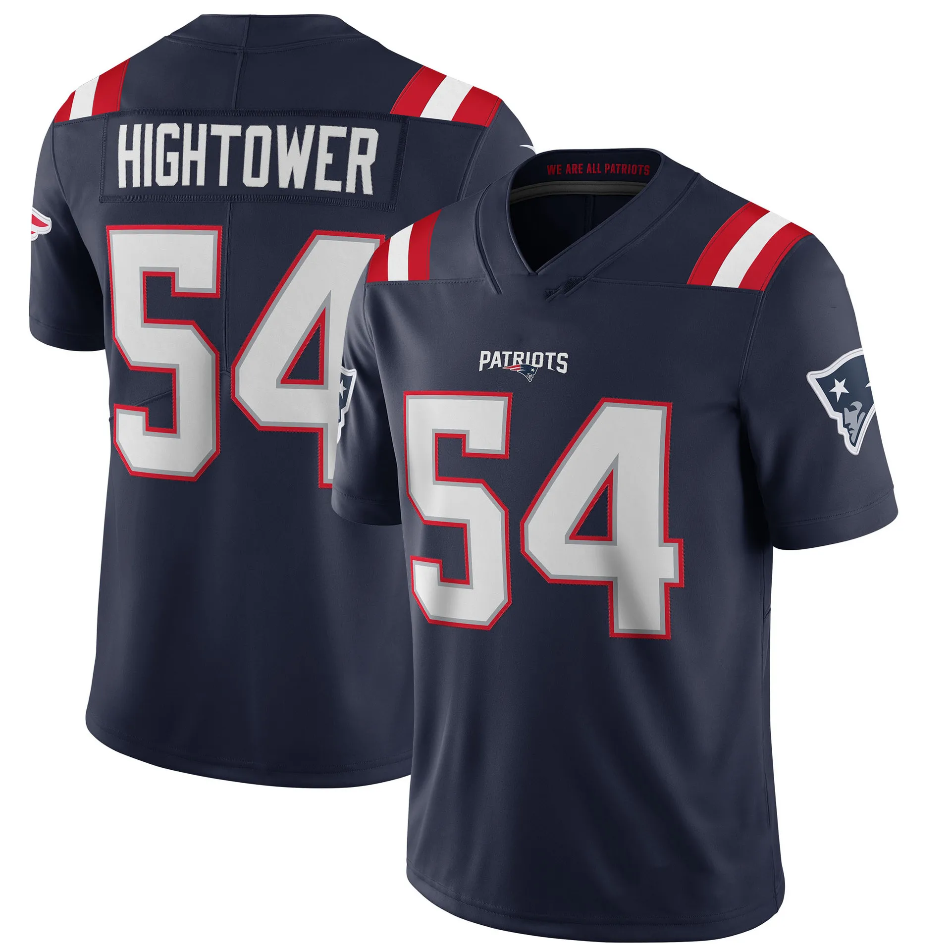 NFL Patroits номер 54 Hightower форма для американского футбола