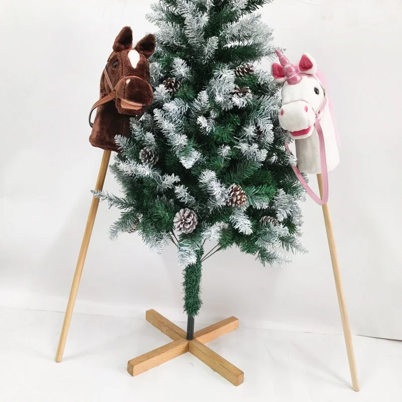 wholesale quality kids hobby horse plush animal toys for Christmas