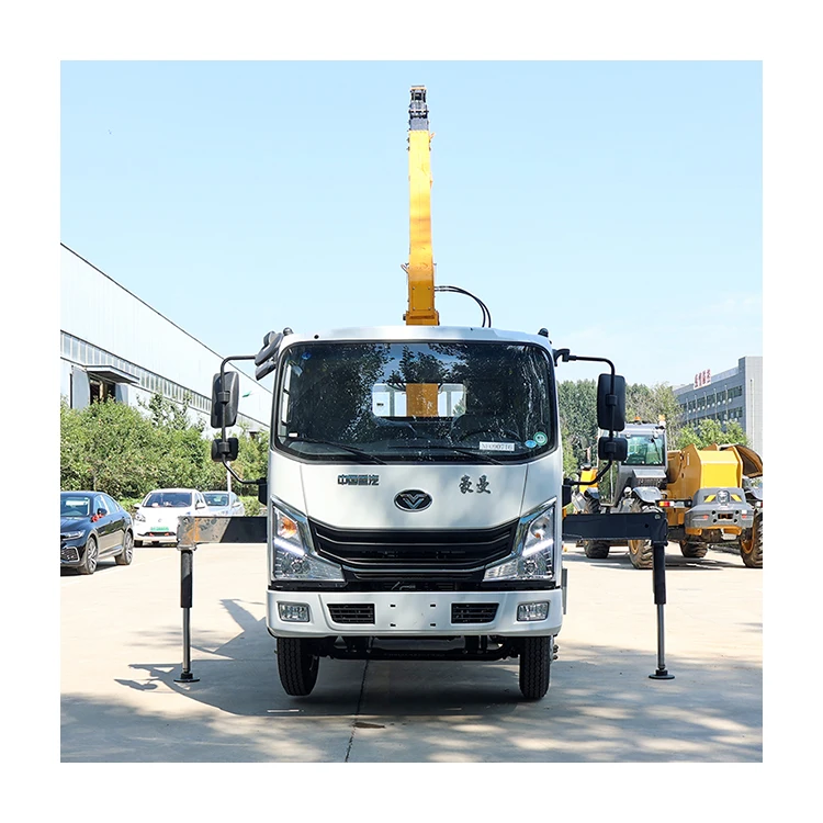 Sinotruk Hauman 4*2 дорожный спасательный прицеп с краном автокран автопогрузочный кран