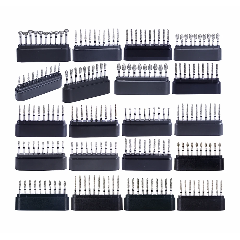 Hot Selling Dental Burs Diamond Multiple Models Optional Fit For Dental High Speed Handpiece Dentistry Grinding Tools