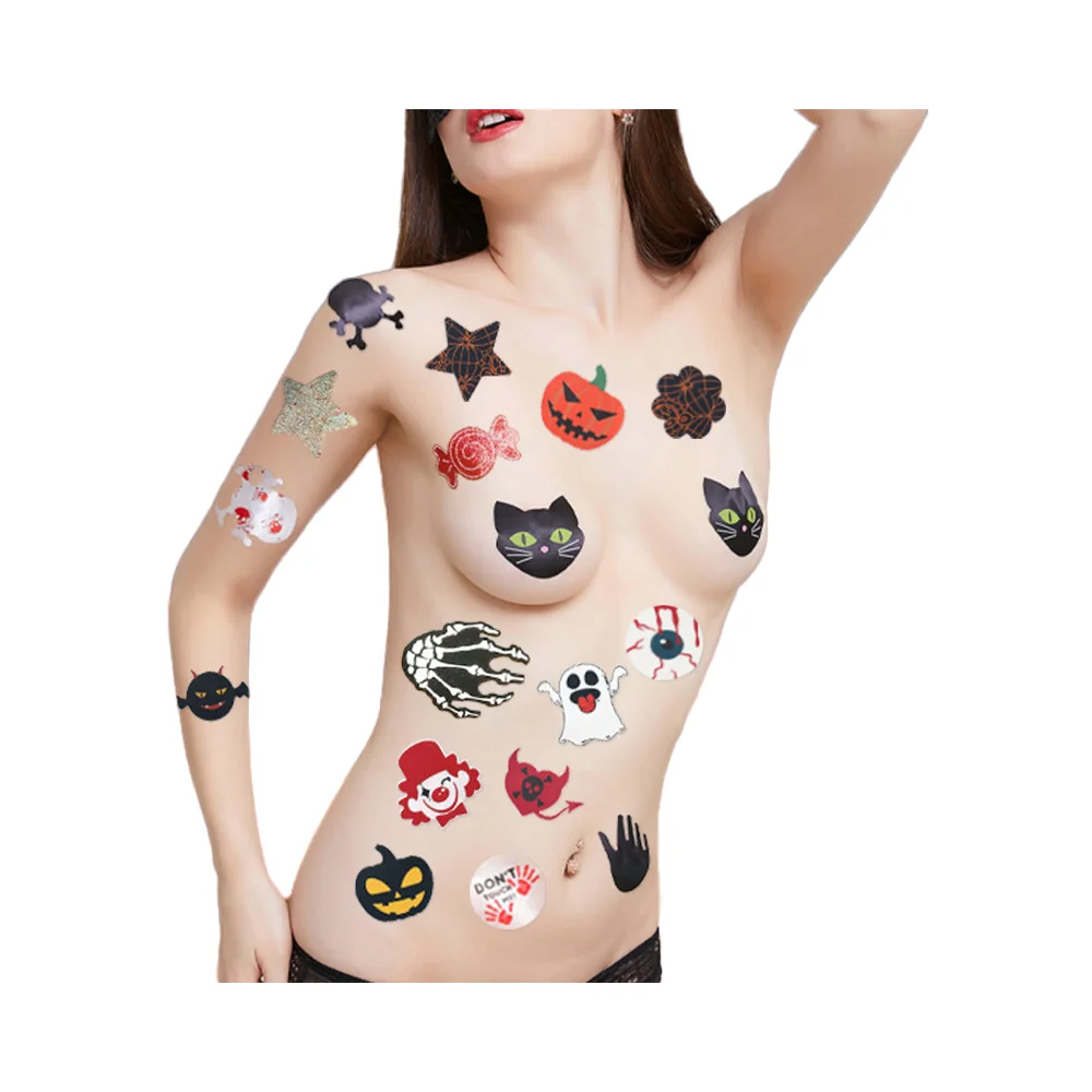 Disposable Sexy Breast Pasties For Woman Cute Girls Sexy Nipple Cover Boobs Decorative Nipple Pasties Sticker