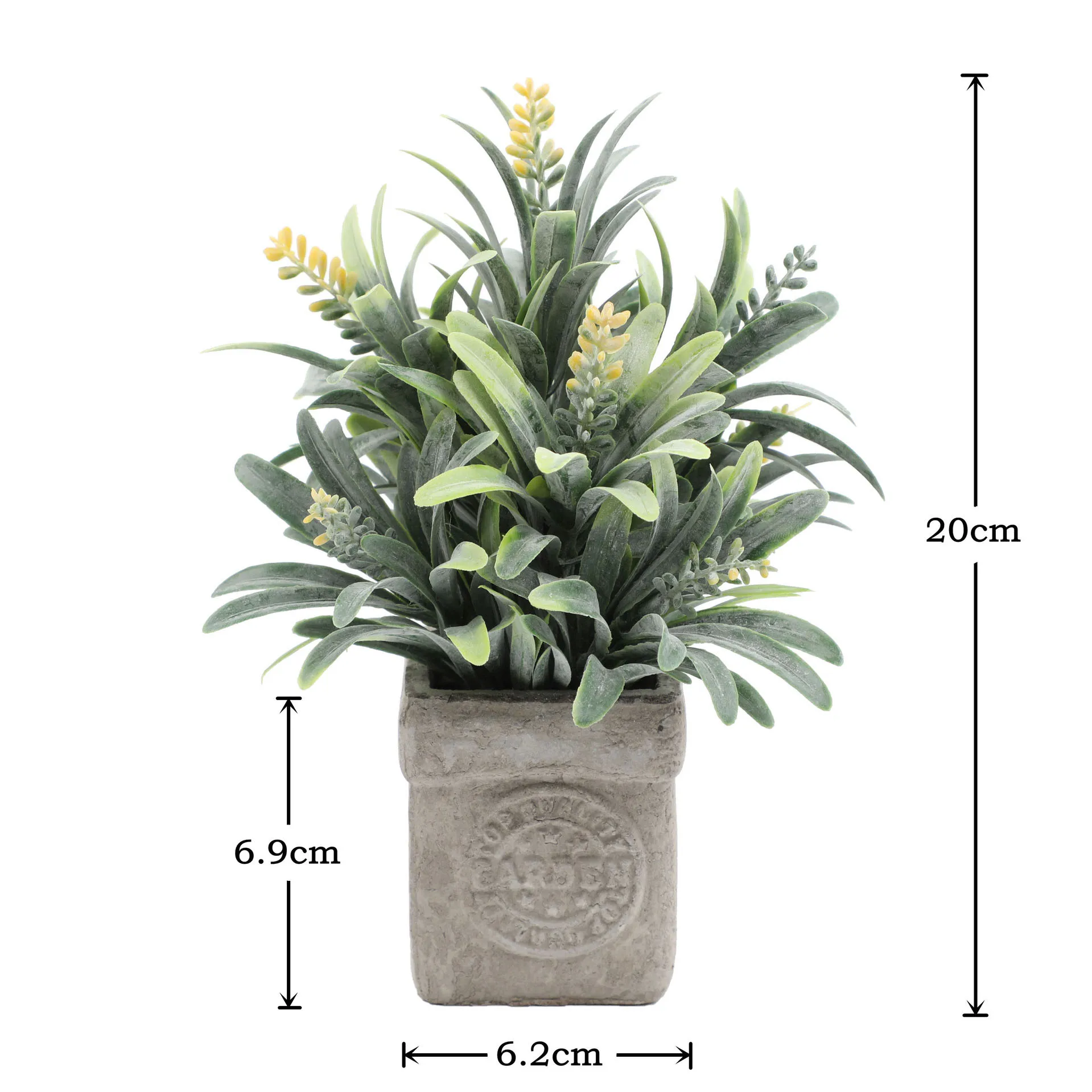 Wholesale Simulation Potting Home Decorative Little Pine Tree Plastic Bonsai Indoor Green Plant Decoration