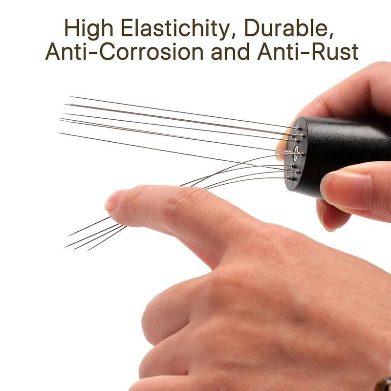 Loose powder Plastic 8 needles coffee needle distributor coffee stirrer needle