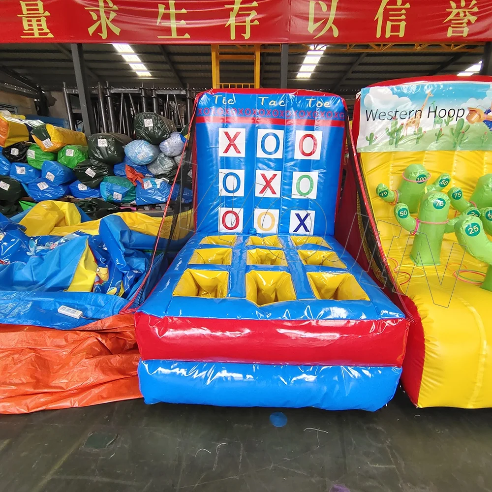 Tic Tac Toe Carnival Inflatable Sport Game Stall Inflatable Bouncer Soft Games in Sport Games