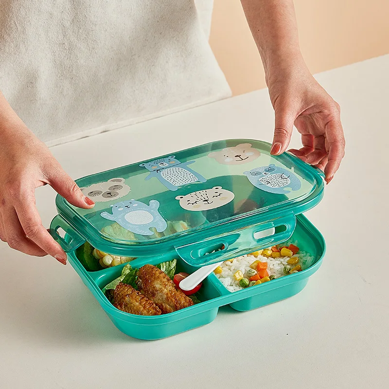 Wholesale food grade material custom plastic bento box for children