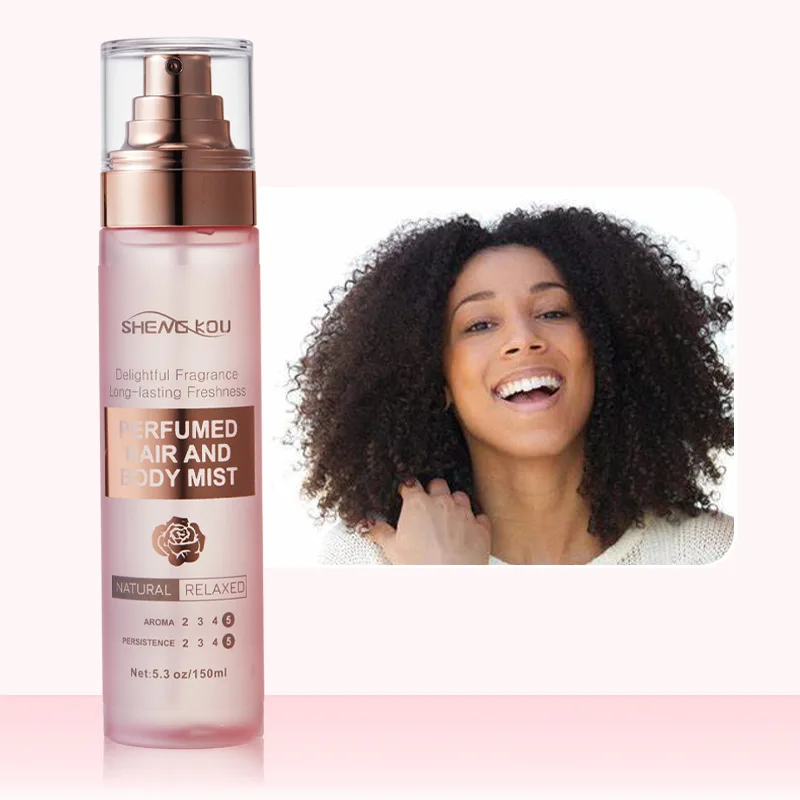 Professional OEM private label 150ml rapefruit delightful fragrance 100% vegan perfumed hair and body spray