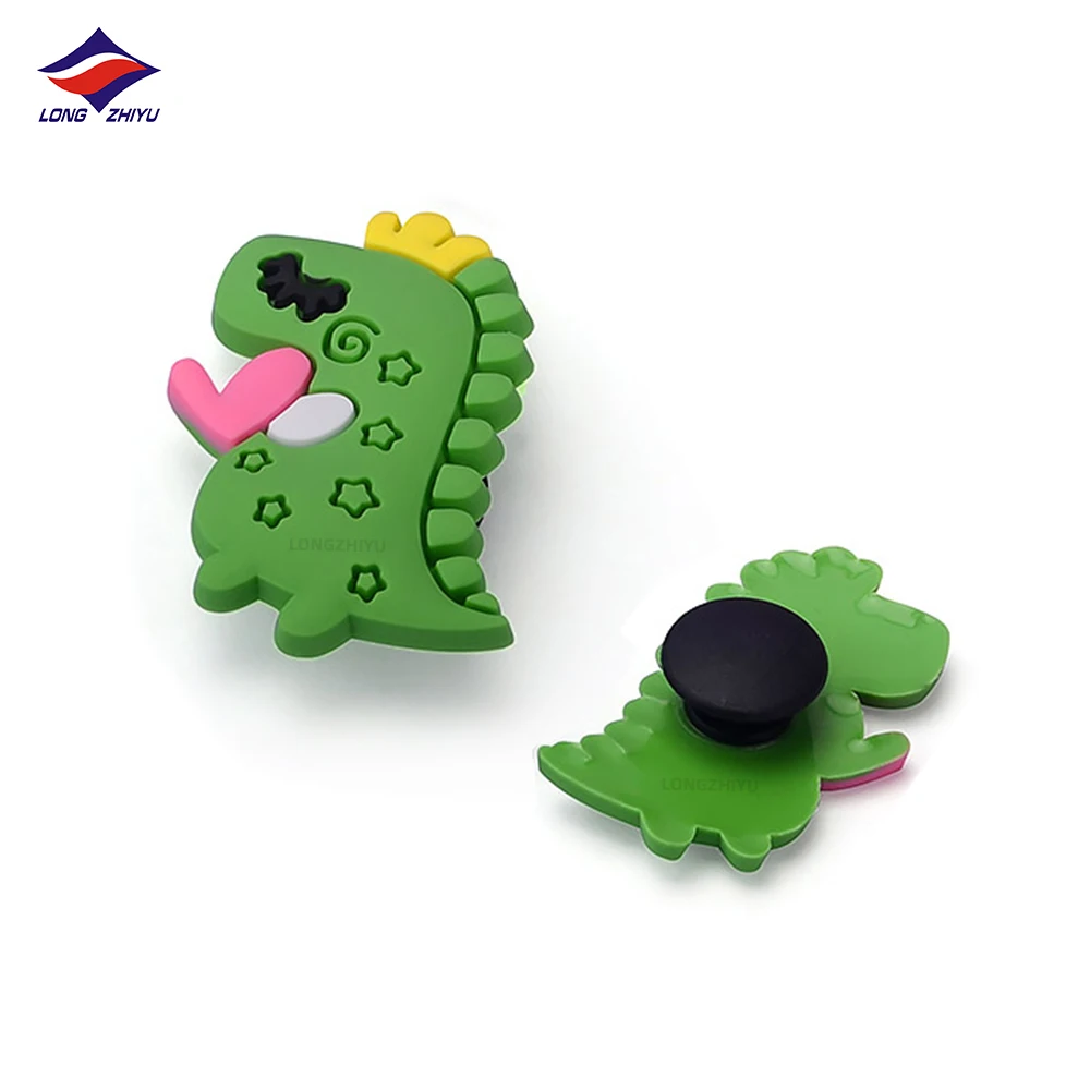 Longzhiyu Custom 3D 2D PVC Shoe Flower For Shoes, Sandals & Clogs, Personalized Shoe Charms With Your Logo