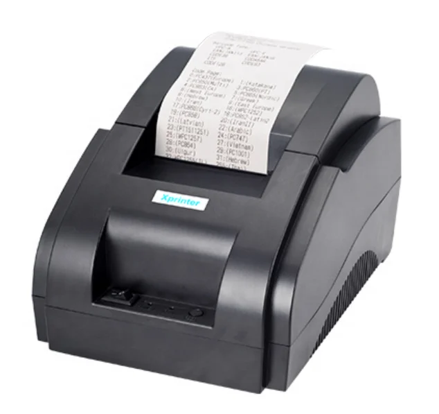 XP-58IIH синий зуб + USB тепловой чековый принтер Xprinter 58 мм POS Поддержка Android и IOS принтер для чеков с высокой производительностью