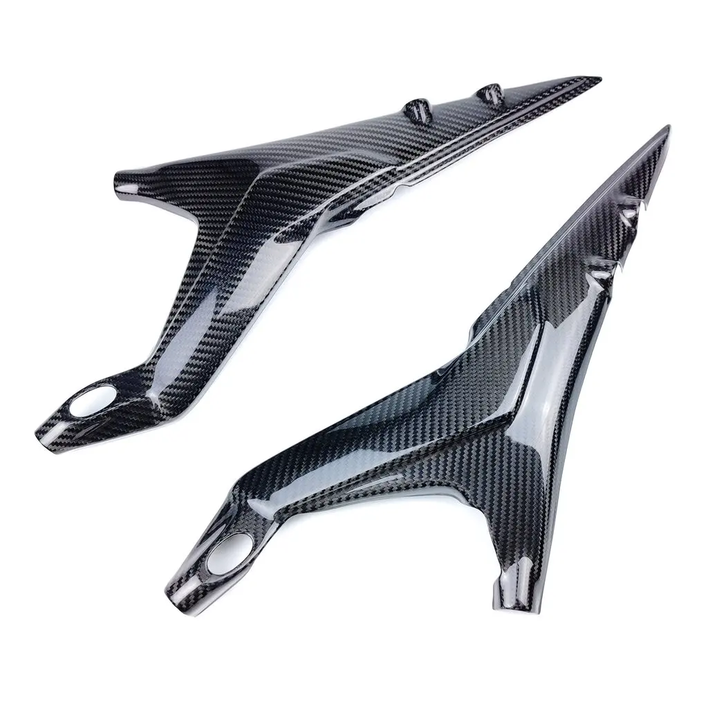 For Ducati Panigale V4 / V4S / V4R   Carbon Fiber Sub-Frame Covers Protectors  FULL VERSION Motorcycle Accessories Spare Parts