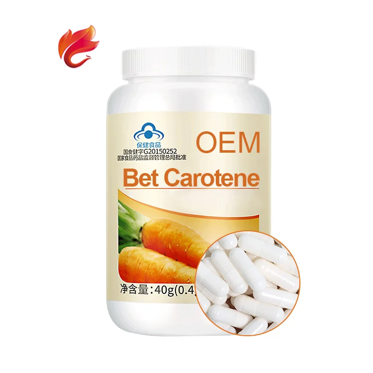 Improve Gastritis Natural Beta Carotene Hard Capsules Essence Supplement 1000Mg Product