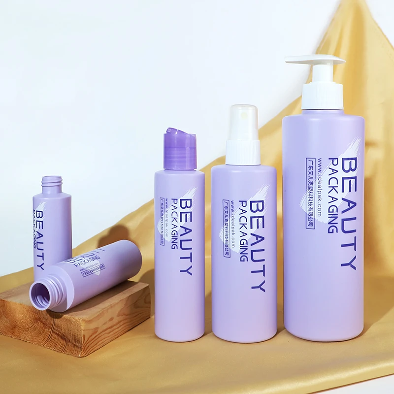 Заводская бутылка Idealpak для геля душа пластиковая Роскошная косметическая 250 мл
