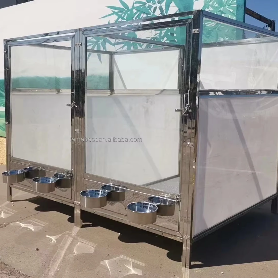 Famebest High quality Dog Shelter Kennels For Large Dog outdoor indoor Dog Kennel Walk Kennel
