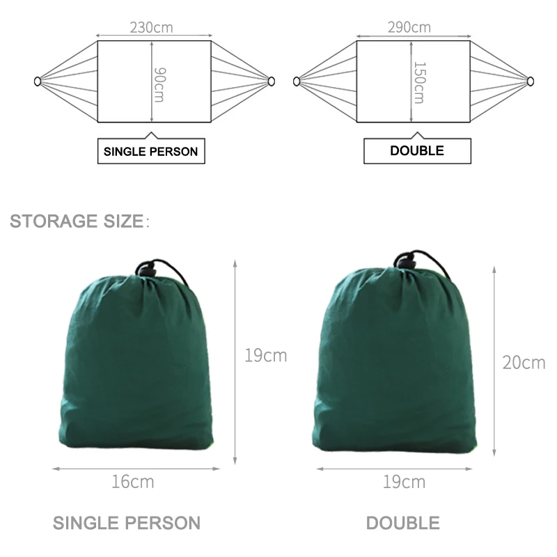 
Brand new outdoor chair parachute beach hammock with high quality 