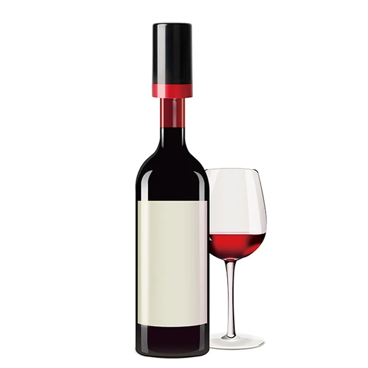 2022 Hot Reusable Electric Red Wine Preserver Automatic Fresh Keeper Vacuum Wine Stopper