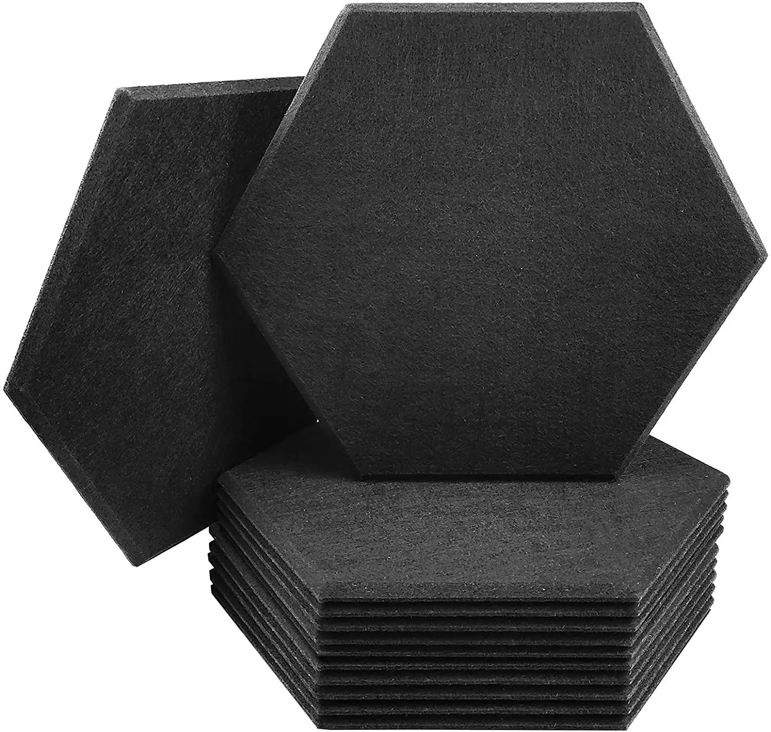 
Felt Soundproof Decorative Hexagon Pet Polyester Fiber Acoustic Panels for Office and Studio 