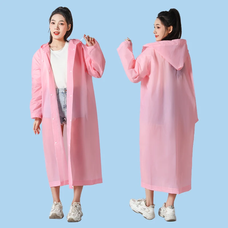 High Quality Durable Long Raincoat Waterproof Rain Coat Lightweight Outdoor Raincoat For Adult