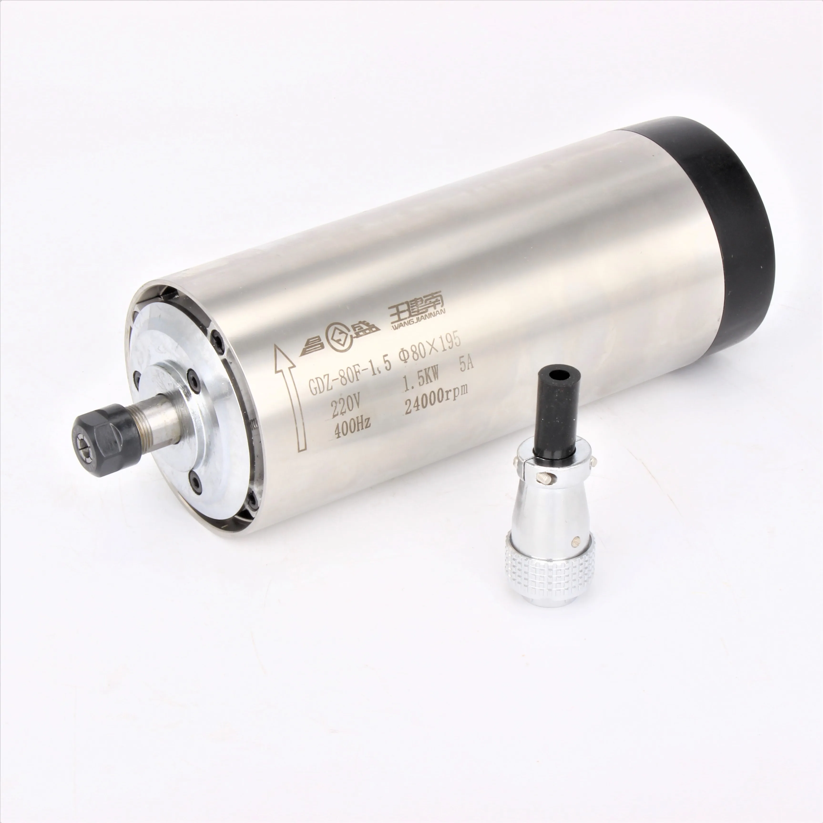 1.5KW ER11 24000rpm air cooled spindle motor for cnc wood working machine