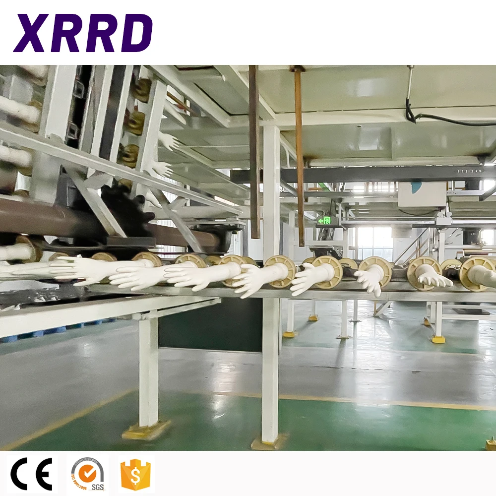 Rubber Latex Gloves Machine Making Production Line in UAE Malaysia